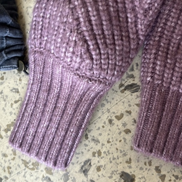 a new day Lavender Cable Knit Turtleneck Sweater - Picture 4 of 5